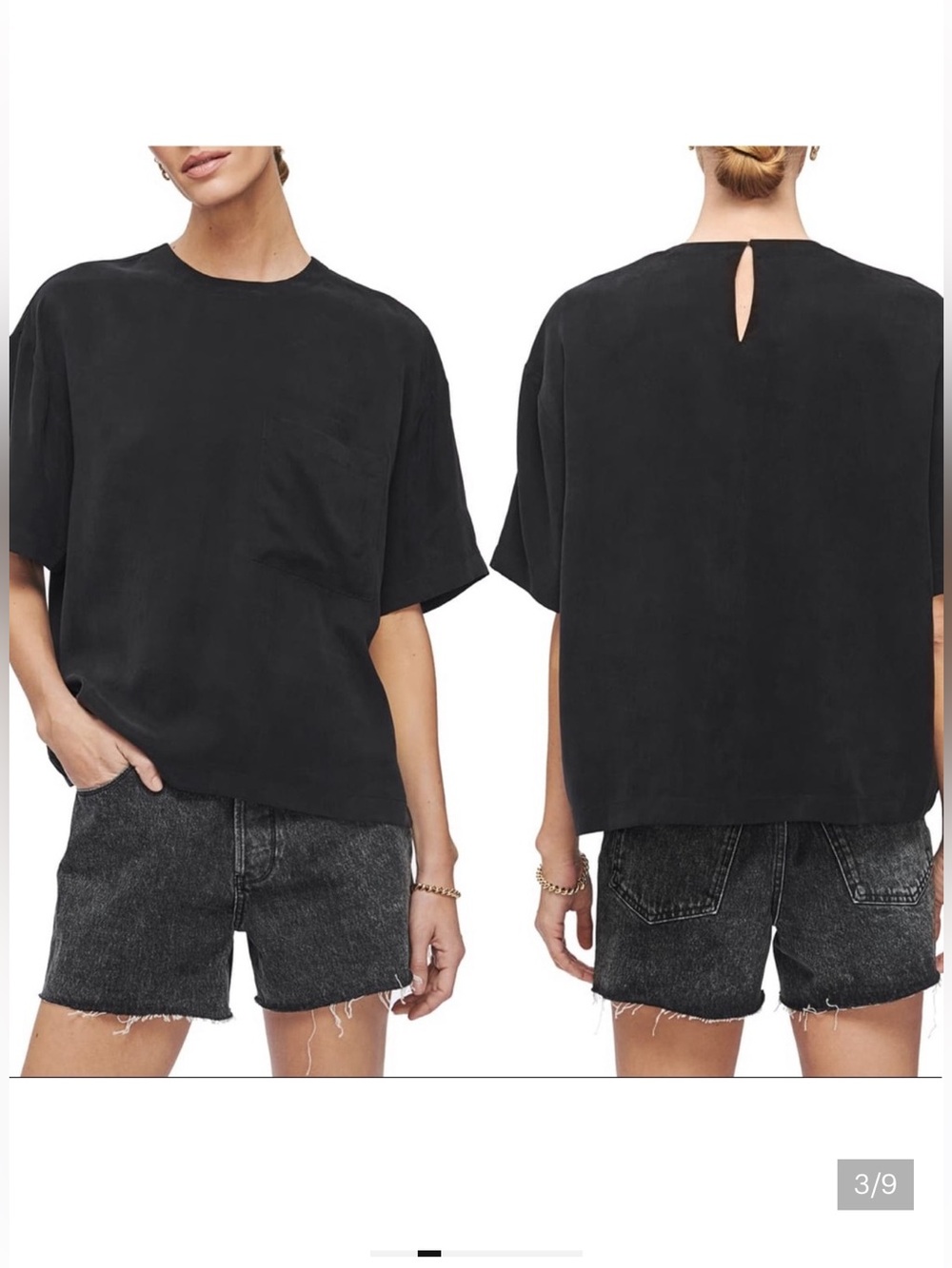 Anine Bing - Teagan Top in Black size M